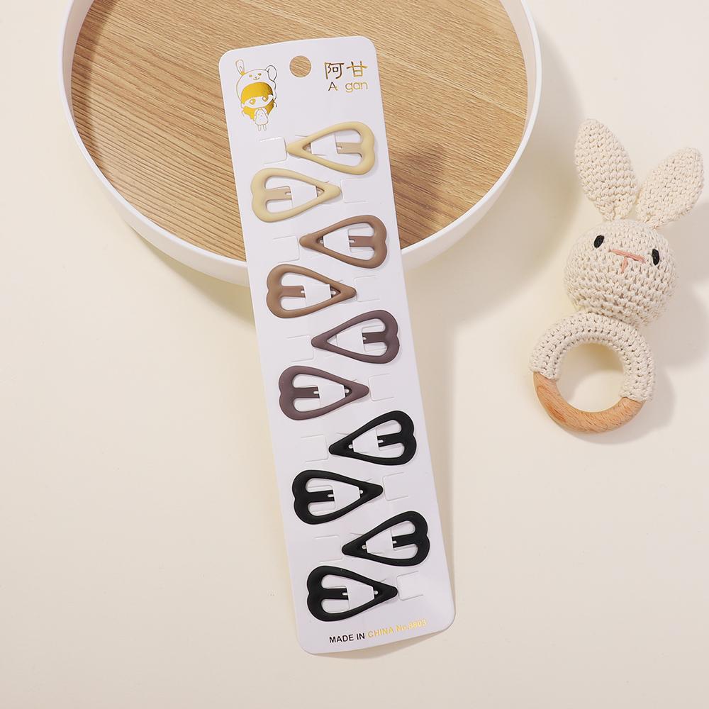 10Pcs Kawaii Geometric Metal Hairpins Set Women Girls Child Hairgrips Hair Clips Pins Barrettes Accessories Hairclip Headdress Quality