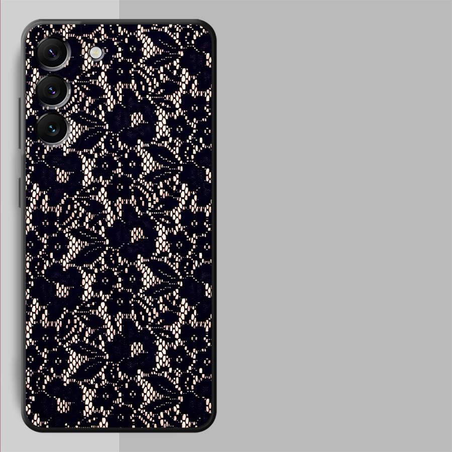 Black Sexy Lace Case for Samsung Galaxy A57 A73 A51 A52 A36 A53 A35 A25 A32 A26 A37 A22 A23 A24 A55 Phone Cover A72 A71
