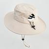 Unisex Breathable Mesh Panel Bucket Hat, Spring Summer UV Protection Sun Hat, Lightweight Outdoor Cap for Work Travel Hiking