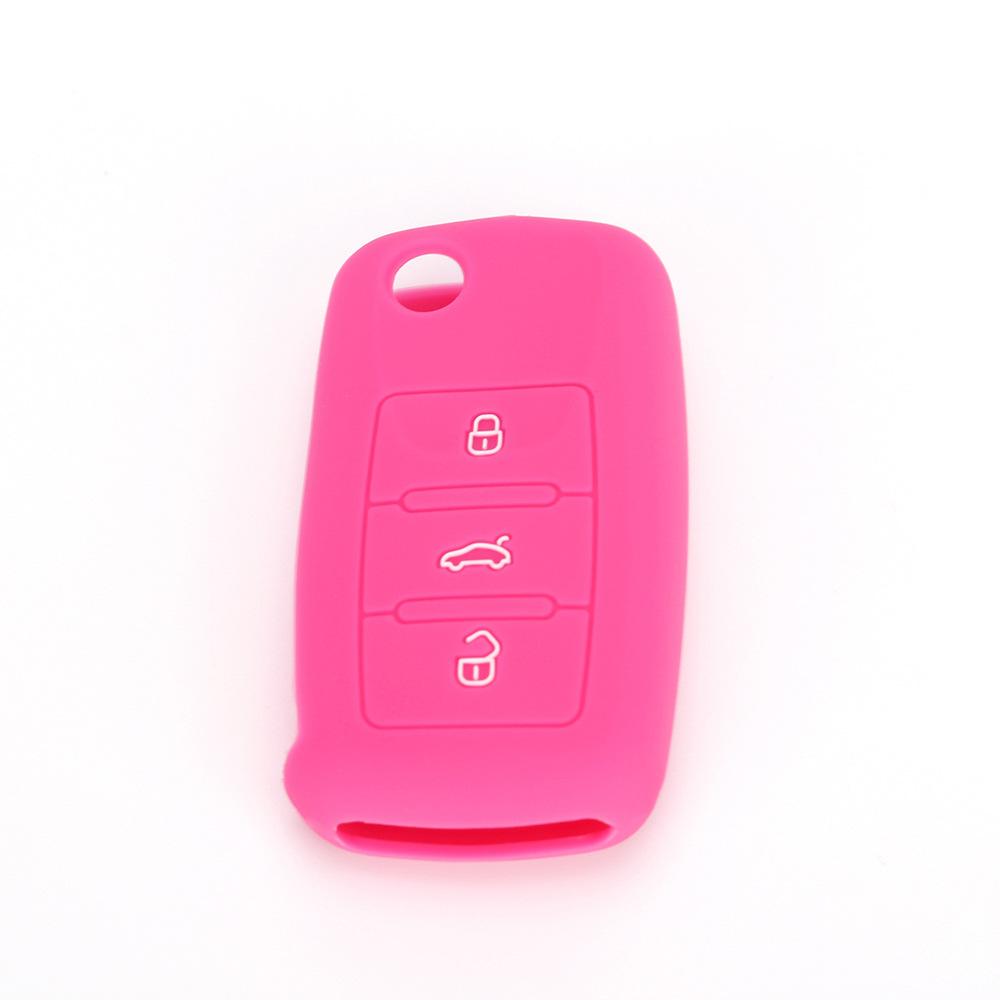Suitable for Volkswagen Lavida Jetta Drip Silicone Key Cover Santana Soft Key Bag Sagitar Remote Control Protective Cover
