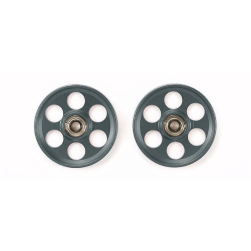 Tamiya Mini 4WD Special Edition Lightweight 19mm All-Aluminum Bearing Roller, Gunmetal (Product Number: 95454)