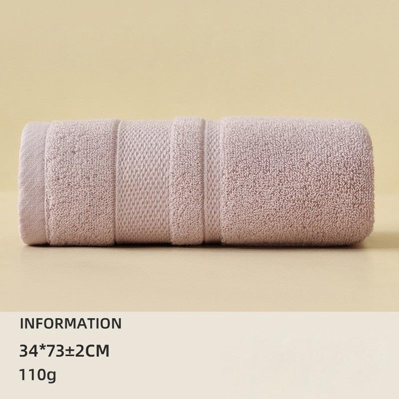Premium Pure Cotton Bath Towel Set – Soft, Absorbent & Luxurious Terry Cloth Design In Solid Colors for Home and Hotel Use