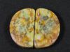 36Cts.Natural Leopard Skin Jasper Matched Pair Handmade Gemstone 16X25X04 MM SK-795