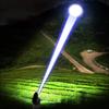Newest Upgrade LED Flashlight With COB Light Long Shot 2000M USB Type-C Rechargeable LED Torch High Power Outdoor Flashlights