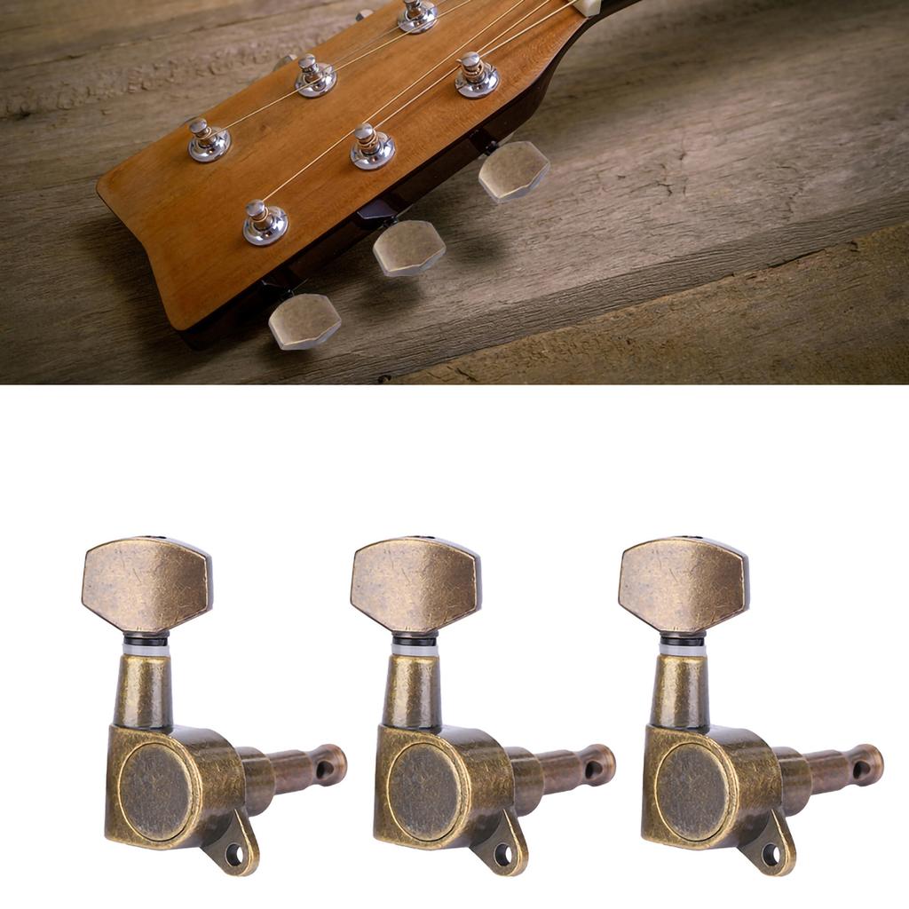Tuning Pegs Tuners Machine Heads for Acoustic Electric Guitar (6R)