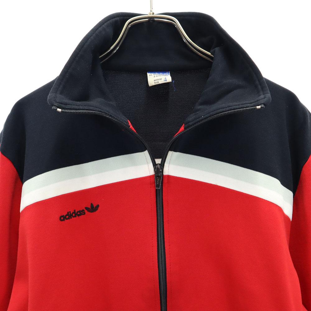 adidas 70s ATS-30 DESCENTE West German Tag Vintage Trefoil logo Long sleeve Track jacket Men's Used