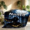 Custom Name Personalized Batman Print Blanket, Home Decor, Bedroom, Sofa, Camping, Couch, Gifts for Birthday Christmas