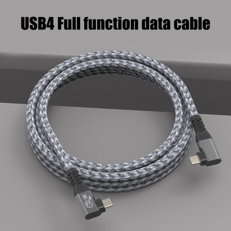 Speed USB 4 Cable for Thunderbolt3/4 Device,240W Power Delivery,40Gbps,8K Display Connectivities USB C To USB C Cord