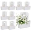 5/10pcs Kraft Paper Flower Bouquet Bags Portable Drink Coffee Take Out Holders Wedding Birthday Party Christmas Gift Packing Box