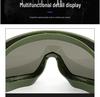 Impact-Resistant Tactical Combat Goggles - Windproof & Sandproof Shooting Glasses for Outdoor Use