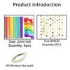 Colorful Party Streamers Set Paper Hanging Decorations Festive Rainbow Streamers  Home Celebration