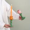 Keramik-Tulpen-Kerzenständer Simulierte Blumen-Kerzenständer Kerzenhalter Dreidimensionaler Tulpen-Kerzenständer Halter Wohnkultur