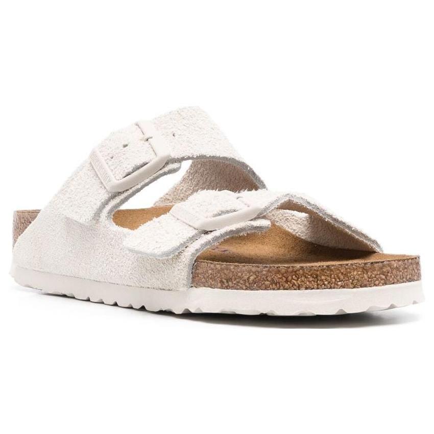 Birkenstock Arizona Soft Footbed Slide Slippers Unisex Ecru 1024516