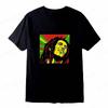 Rap Singer Bob Marley T-shirt Men's Fashion Cotton T-shirt Street Hip Hop Punk Top Women's Vintage T-shirt Solid Summer Clothing