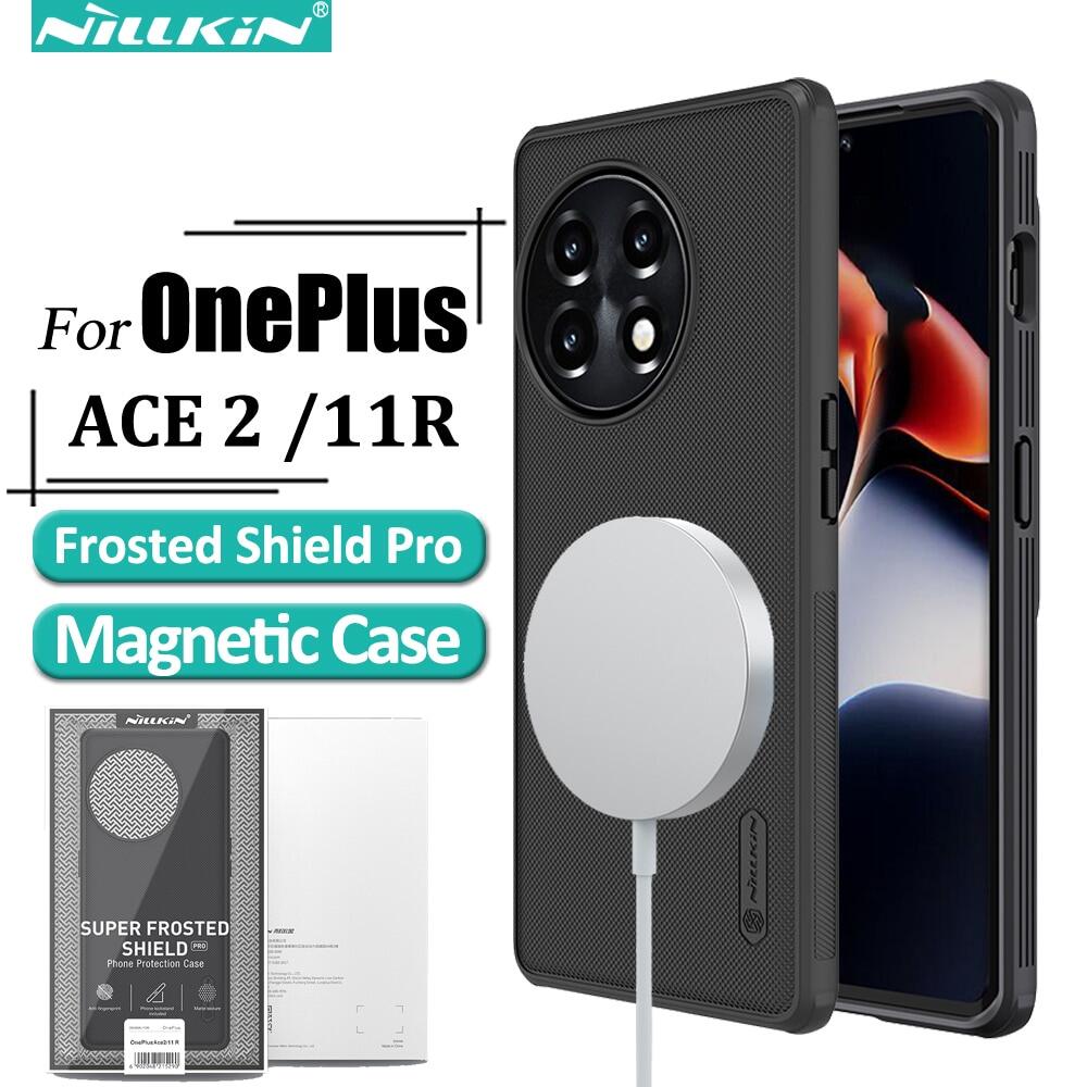 

Чехол Nillkin Frosted Shield Pro для OnePlus Ace 2, твердая задняя крышка из магнитного ПК для One Plus 11R