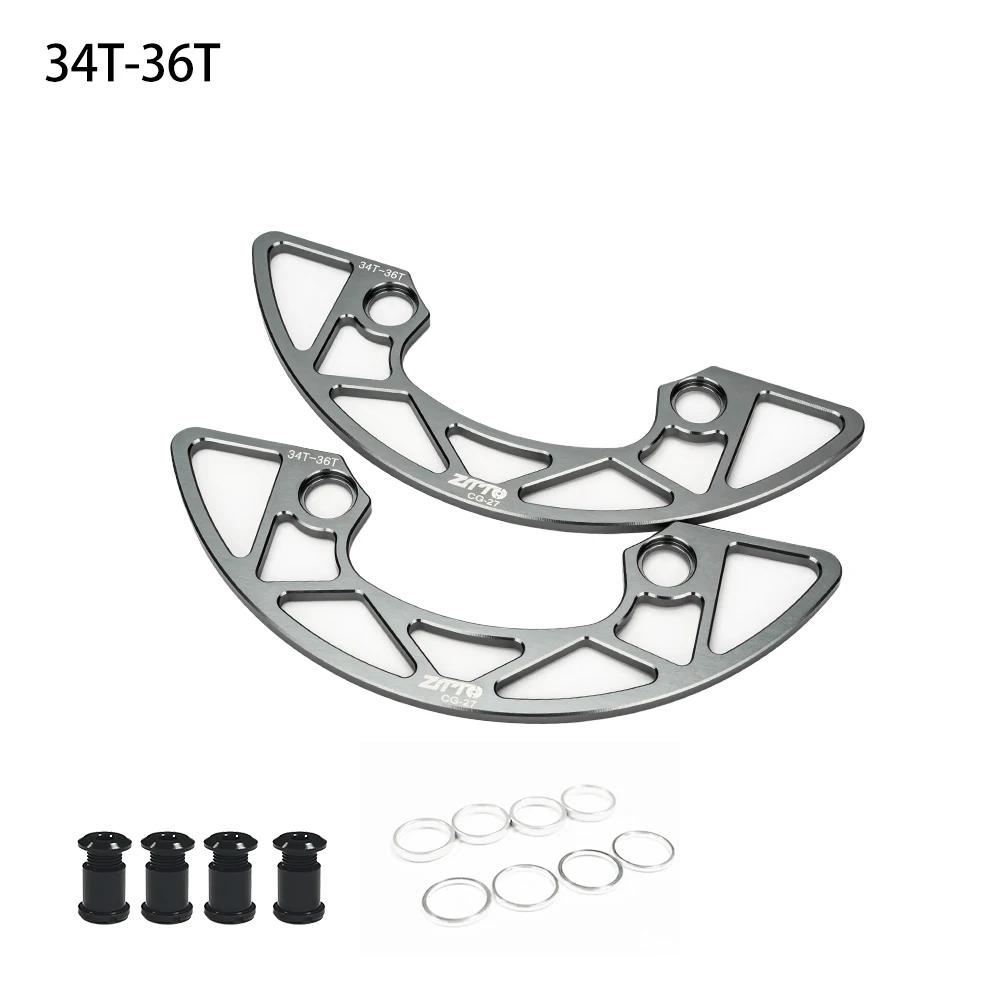 ZTTO MTB 104BCD Kettenblattschutz 30/32/34/36/38/40T CNC Kettenblattschutz Abdeckung Und Schrauben Fahrrad Kettenblatt Schutz Abdeckung