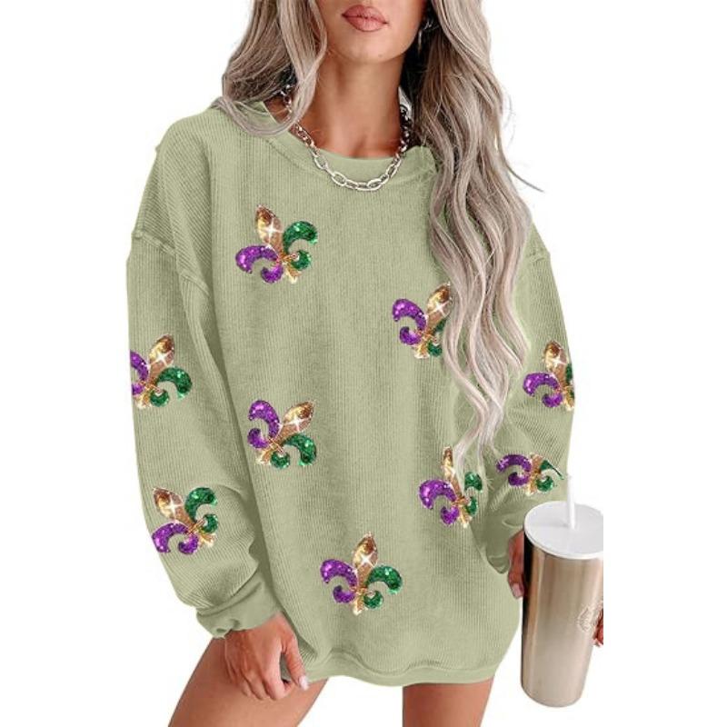 

Женская повседневная толстовка с длинным рукавом и круглым вырезом, модная толстовка с капюшоном, одежда XXL светло-зеленый