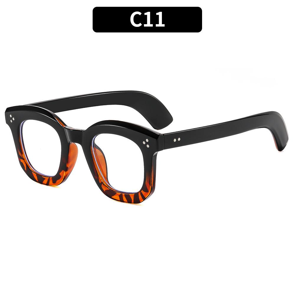 Unisex Hip-Hop Square Frame Sunglasses New Fashion Trend UV Protection Sun Glasses for Outdoor Streetwear