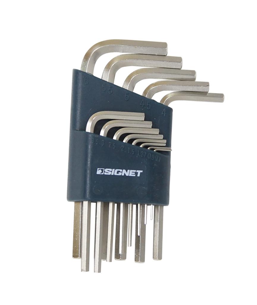 SIGNET Hex Key Set with Holder 35064 13-Piece (0.7-6mm)