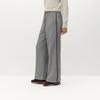 Semir Women's Winter Fleece-Lined Color-Block Wide-Leg Sweatpants