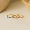 S925 Sterling Silver December Birthstone Marquise Ring - Women's European & American Style Fashion Index Finger Ring