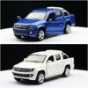 Simulatuion 1/46 Alloy Volkswagen Amarok Pickup Car Model Diecast Toy Vehicle Children Boy Gift Home Decor Miniature Voiture