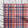 oneOone Cotton Flex Fabric Madras Check Decor Fabric Printed BTY 40 Inch