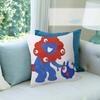 Cartoon M-Myaku-Myaku Personalized Pillow Dust Cover Bedroom Kids Party Decoration Pillowcase Birthday Children Gift