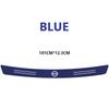 ARE4  Car Carbon Fiber Logo Trunk RearGuard Plate Bumper Trim Stickers For Nissan Nismo X-trail Qashqai Note Juke Sentra Patrol Navara