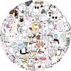100Pcs Funny Cartoon Ghost Stickers For Luggage Guitar Phone Diary Waterproof Graffiti Kids Toy Diy Cute Spooky Laptop Decals