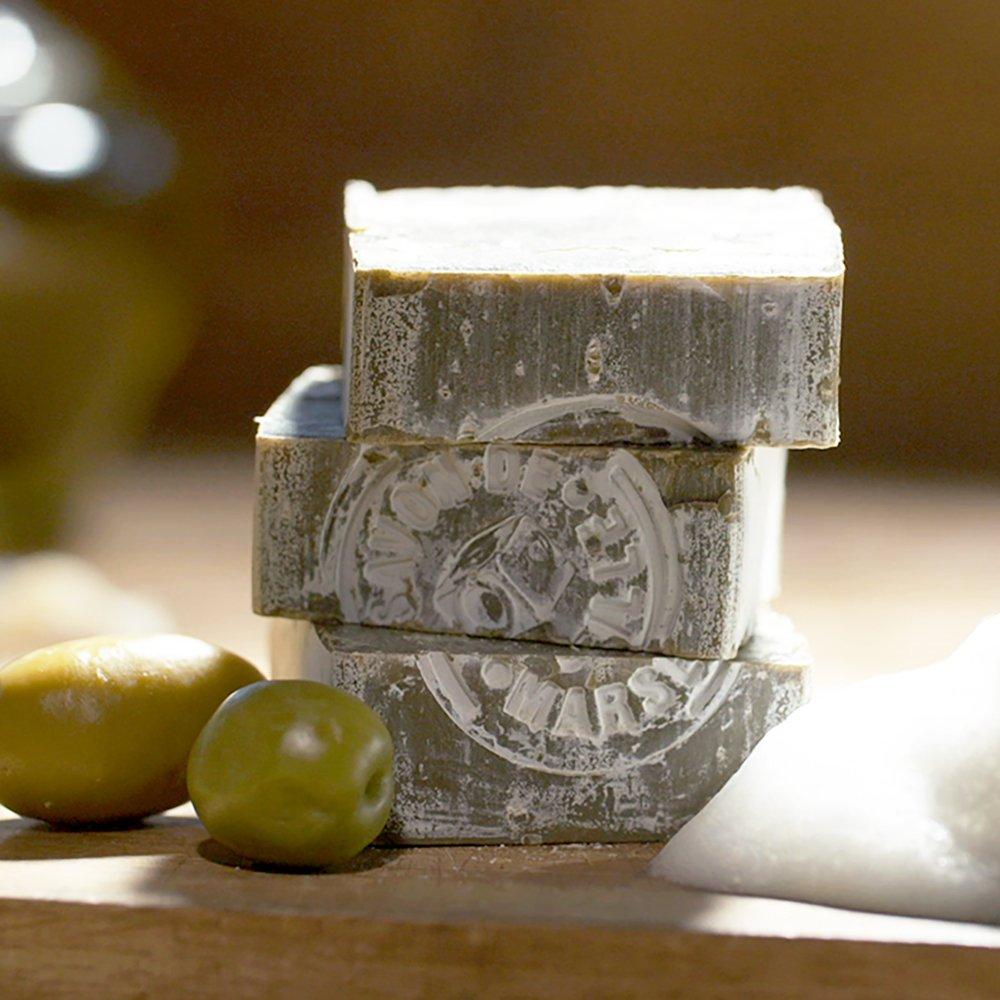 [la covete] Marseille natural olive soap 200g set of 4