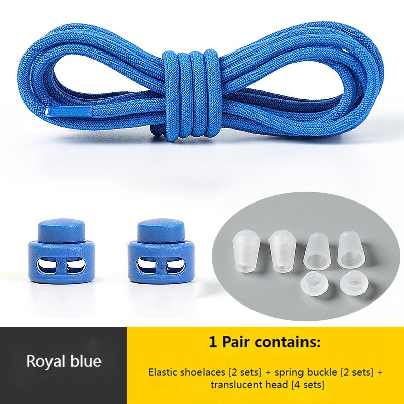 Elastic Laces Sneakers Round Lock Shoelaces Without Ties Kids Adult Quick Shoe Laces Rubber Bands Lazy Shoeace Shoes Accessories
