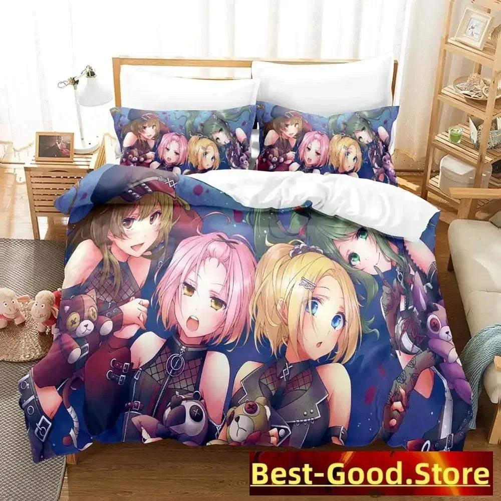 D4DJ All Mix BBedding Set Duvet Cover Sheet Printed Bed Set Pillowcase Bed Full Queen King Size Comforter Bedroom