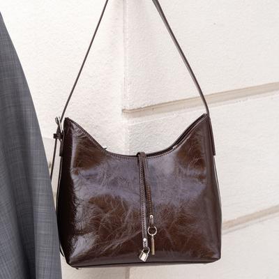 Skóra krowia, Jednoramienna torba damska, Atrakcyjnie wyglądająca, Dużej pojemności, Listonoszka Tote Bag, Modna i prosta.