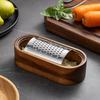 [Stainless Steel Cheese Grater] 1pc Stainless Steel Cheese Grater with Storage Box - Premium Grater for Grating Cheese, Peeling & Shredding