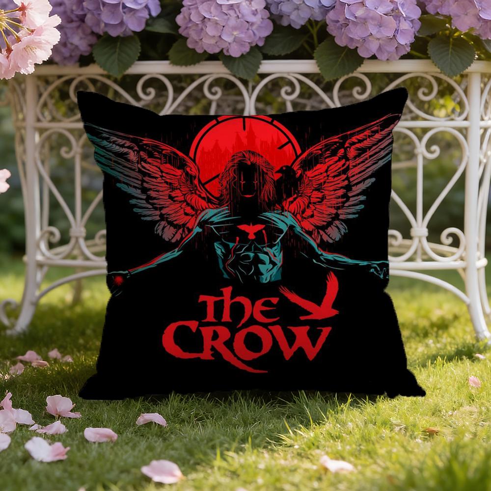 R-Raven C-Crow Movie Cushion Cover Home & Car Dual-Scene Pillow Cover: Reversible for Premium Comfort