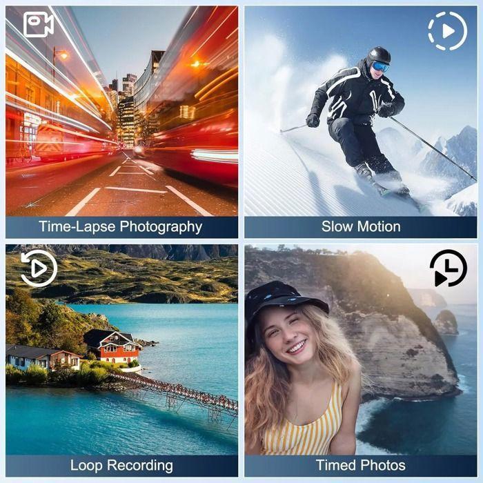 4K UHD Camcorder - 4K - 48 MP - WiFi - 3-inch Touchscreen