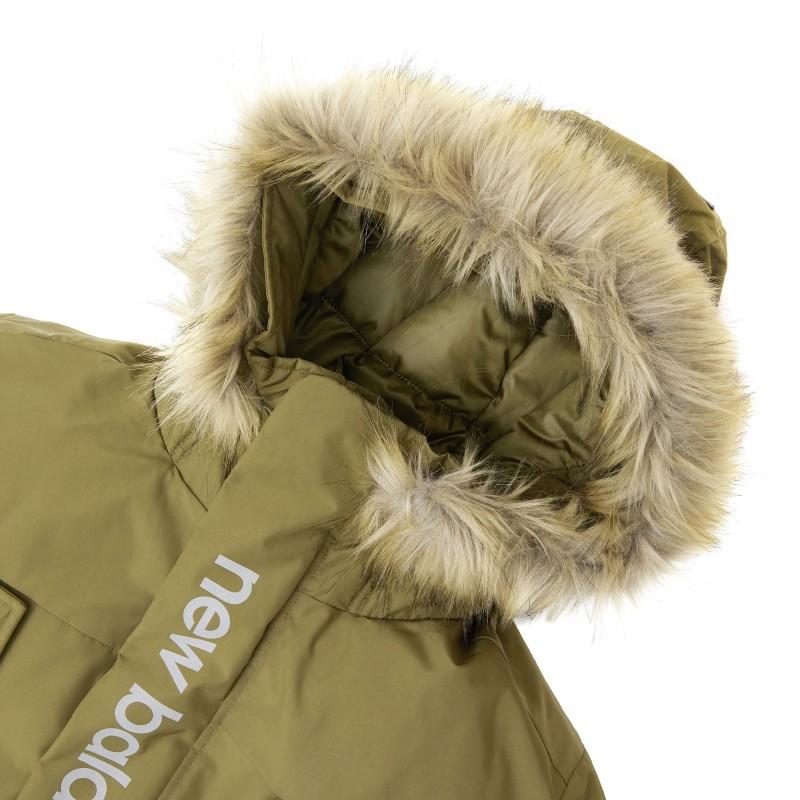 New Balance Down Jackets Men's Dark Green Hooded Moderate AMJ04356-OV