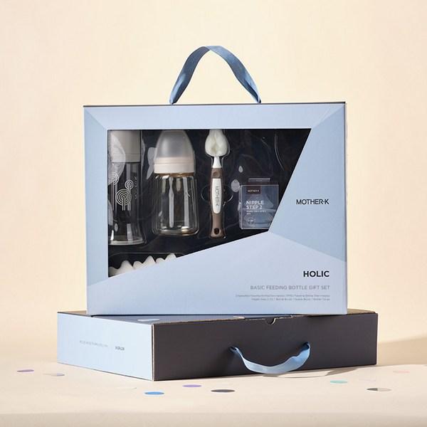 Set cadou pentru biberon Mother K Holic Basic, produse coreene pentru bebeluși