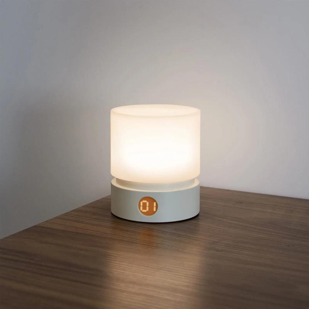 Timer Night Light Small LED Bedroom Bedside Table Lamp Baby Breastfeeding Dimmable Sleeping Usb Charging Warm White Mood Light
