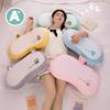 Class A Memory Foam Soft Pea Dormitory Pillow - Children's Cat Belly Moon Pillow for Neck and Spine Support