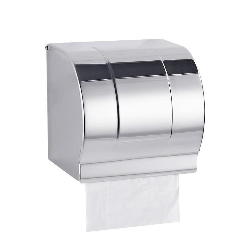 GLBO 304 Stainless Steel No-Drill Bathroom Tissue Holder