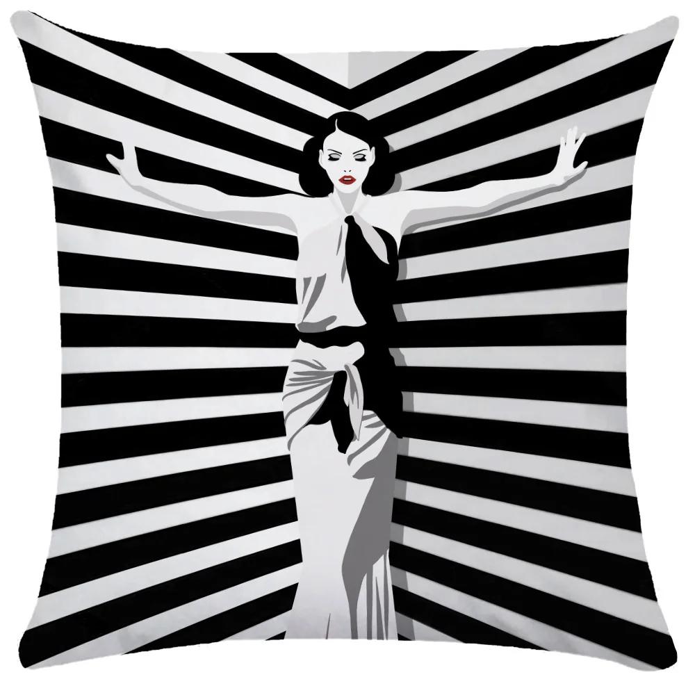 Home Decor Throw Pillow Covers Room Aesthetics Fashion Ladies   Double Bed Cushion