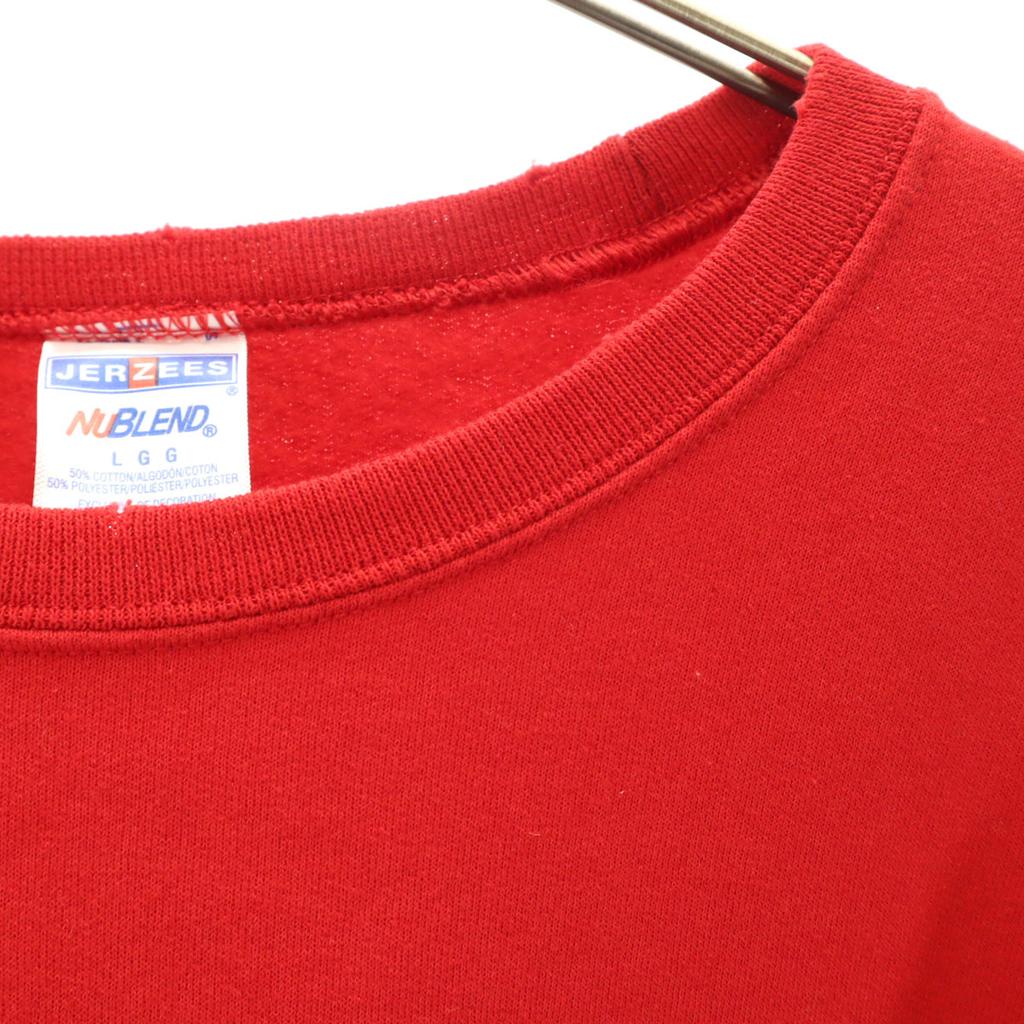 Schönheitsprodukte JERZEES Old Back Print Langarm-Sweattrainer Herren Gebraucht