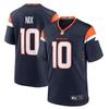 NFL Denver Broncos 10 Bo Nix Football Jersey Short Sleeve Men