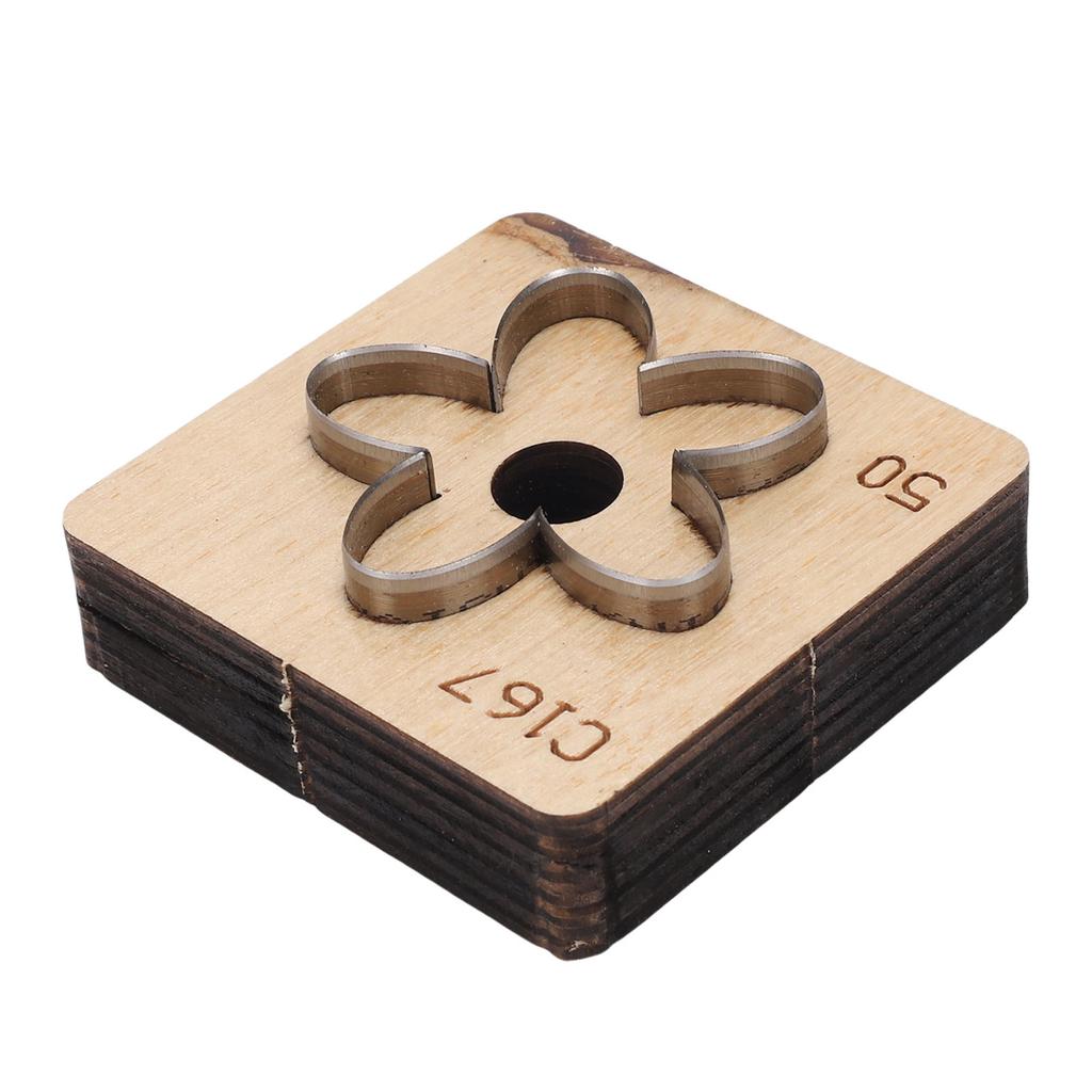 Matriță de tăiat piele în formă de floare Metal Artizanat din piele Artă pe hârtie Cutter Matriță de perforat Instrument de meșteșugărit