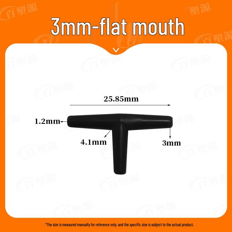 High-Temp Resistant Plastic Hose T-Connector, Quick Connect Fish Tank Accessory, PP Material