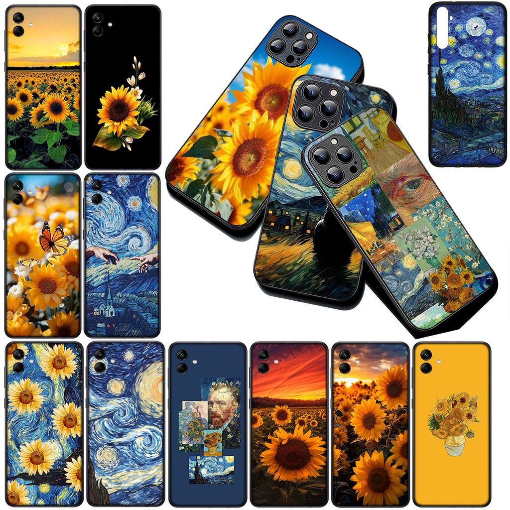 Soft Cover for Xiaomi Redmi 15 15C A3 A4 A5 9A 9C NFC Note 9 8 9T 8T Pro Casing Phone Case Sunflower Starry Night Van Gogh