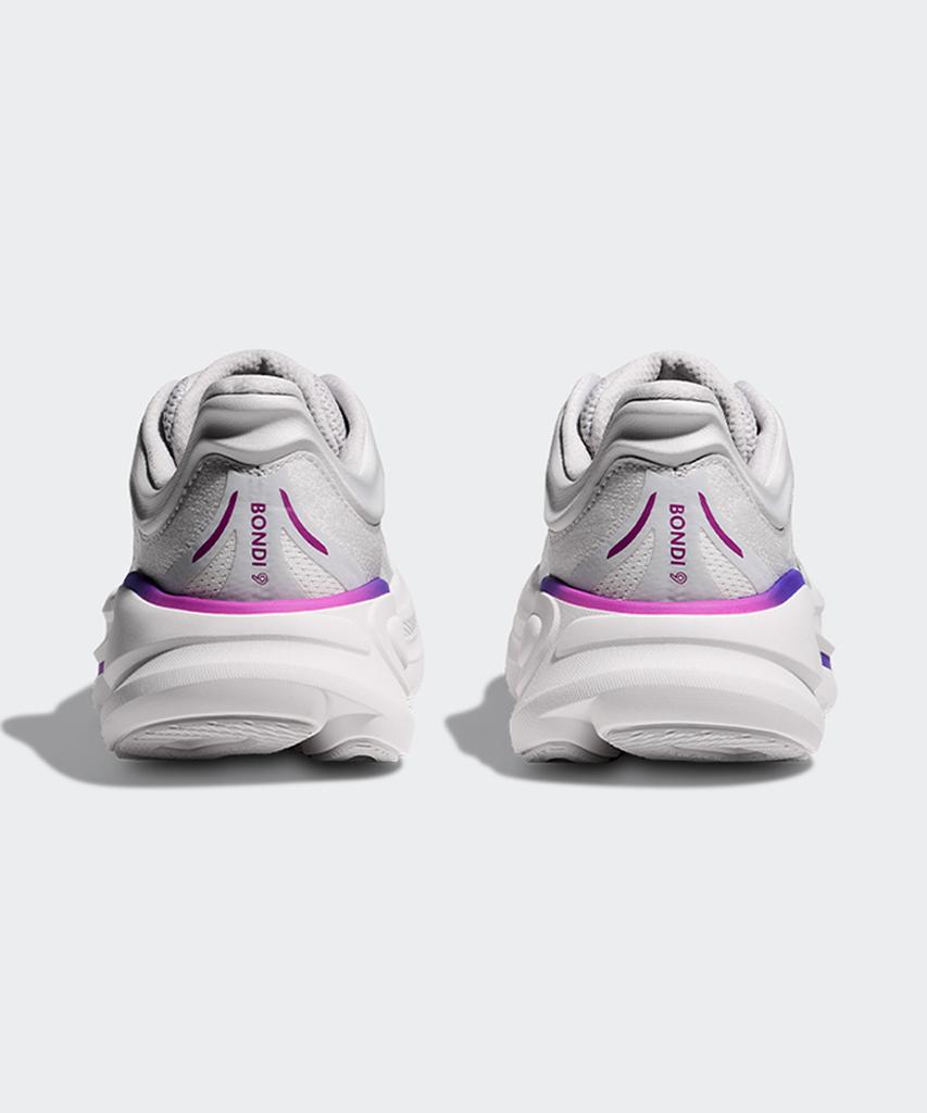 Hoka (Women'S) Bondi 9 Wide - Cosmic Grey:White / 1162014-Cywh