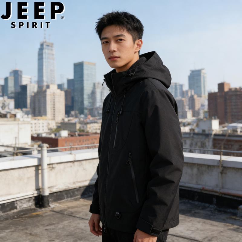 JEEP SPIRIT 3-in-1 Detachable Hooded Outdoor Jacket